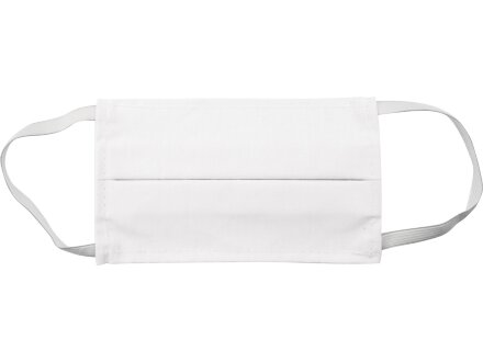 Маска для лица многоразовая из хлопка, белый Маска для лица многоразовая из хлопка, белый
