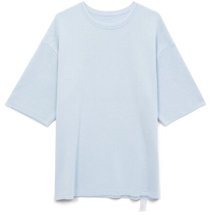 Джемпер с коротким рукавом Siluetti Volumica, светло-голубой Джемпер с коротким рукавом Siluetti Volumica, светло-голубой