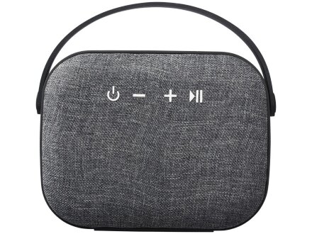 Динамик Bluetooth с тканым материалом, черный Динамик Bluetooth с тканым материалом, черный