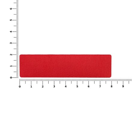 Наклейка тканевая Lunga, S, красная Наклейка тканевая Lunga, S, красная