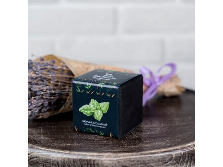 Набор для выращивания Small village cube Базилик ароматный Набор для выращивания Small village cube Базилик ароматный