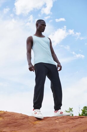 Майка унисекс Crusader TT, серый меланж Майка унисекс Crusader TT, серый меланж