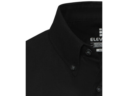 Sphene мужская рубашка оксфорд - сплошной черный