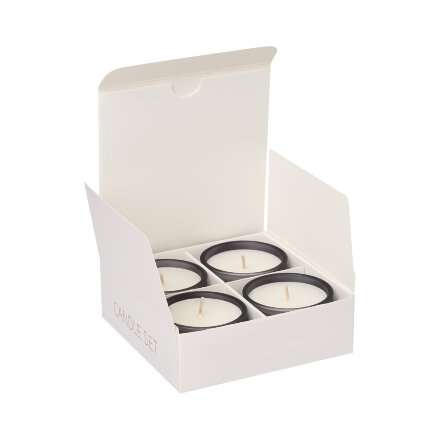 Набор ароматических свечей Sento, серый