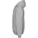 Толстовка мужская Hooded Full Zip серый меланж с нанесением логотипа