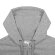 Толстовка мужская Hooded Full Zip серый меланж с нанесением логотипа
