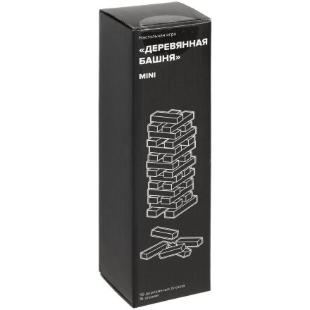 Игра «Деревянная башня мини», синяя Игра «Деревянная башня мини», синяя