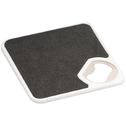 Костер с открывашкой для бутылок Bartender, белый Костер с открывашкой для бутылок Bartender, белый