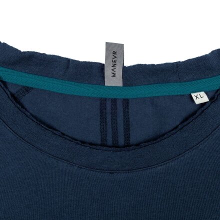 Футболка унисекс Vozduh 1.0, темно-синяя Футболка унисекс Vozduh 1.0, темно-синяя