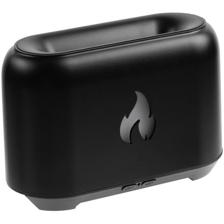 Увлажнитель-ароматизатор Fire Flick с имитацией пламени, черный Увлажнитель-ароматизатор Fire Flick с имитацией пламени, черный