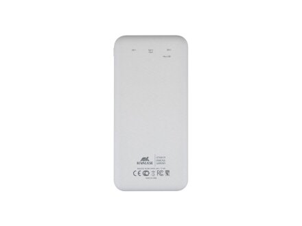 RIVACASE VA2240 (10000mAh) с дисплеем, белый, внешний аккумулятор 12/48 RIVACASE VA2240 (10000mAh) с дисплеем, белый, внешний аккумулятор 12/48