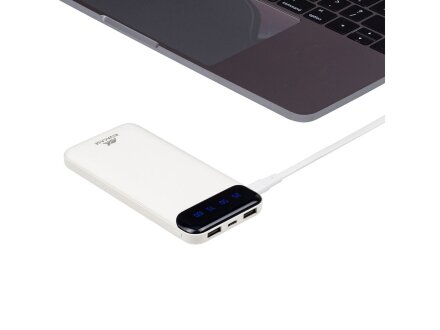 RIVACASE VA2240 (10000mAh) с дисплеем, белый, внешний аккумулятор 12/48 RIVACASE VA2240 (10000mAh) с дисплеем, белый, внешний аккумулятор 12/48