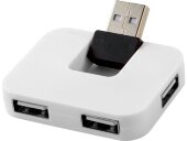 USB Hub Gaia на 4 порта, белый USB Hub Gaia на 4 порта, белый