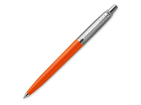 Шариковая ручка Parker Jotter Originals Orange Chrome CT, стержень: M blue в подарочной упаковке с нанесением логотипа
