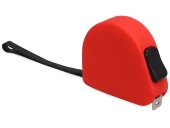 Рулетка 3м Meter, софт-тач, красный Рулетка 3м Meter, софт-тач, красный