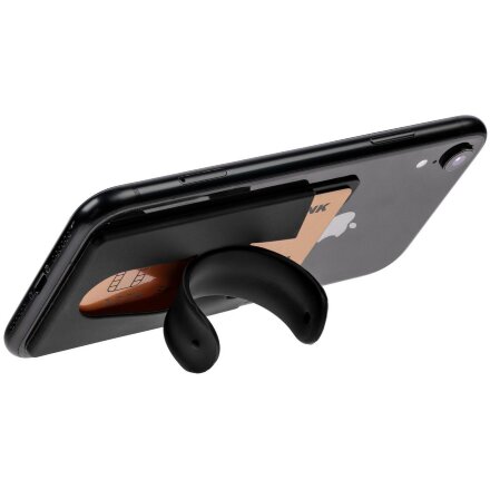 Чехол для карты на телефон Carver, черный Чехол для карты на телефон Carver, черный