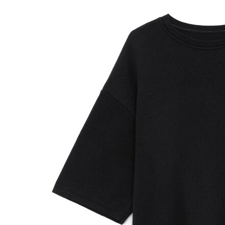 Джемпер с коротким рукавом Siluetti Volumica, черный Джемпер с коротким рукавом Siluetti Volumica, черный