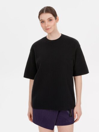 Джемпер с коротким рукавом Siluetti Volumica, черный Джемпер с коротким рукавом Siluetti Volumica, черный