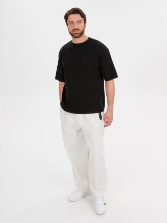 Джемпер с коротким рукавом Siluetti Volumica, черный Джемпер с коротким рукавом Siluetti Volumica, черный