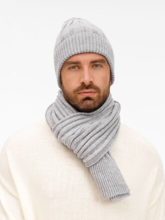Шапка Bellish, светло-серый меланж Шапка Bellish, светло-серый меланж
