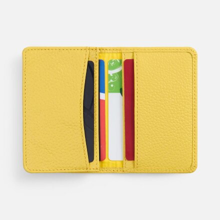 Футляр для визиток Unison, желтый Футляр для визиток Unison, желтый