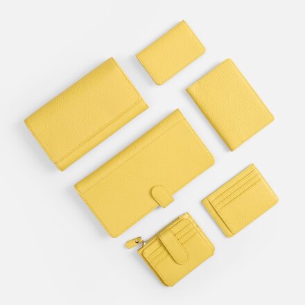 Футляр для визиток Unison, желтый Футляр для визиток Unison, желтый