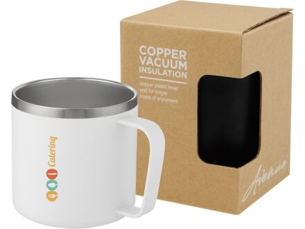 Jetta, медная кружка объемом 350 мл с вакуумной изоляцией, белый Jetta, медная кружка объемом 350 мл с вакуумной изоляцией, белый