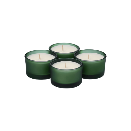 Набор ароматических свечей Sento, зеленый