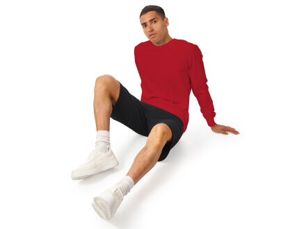 Свитшот Warsaw 220гр, унисекс, красный Свитшот Warsaw 220гр, унисекс, красный