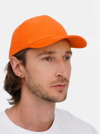 Бейсболка Long Beach, оранжевая