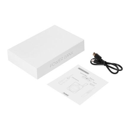 Внешний аккумулятор с подсветкой Ritter PD 10000mAh с функцией беспроводной зарядки 15W, серый