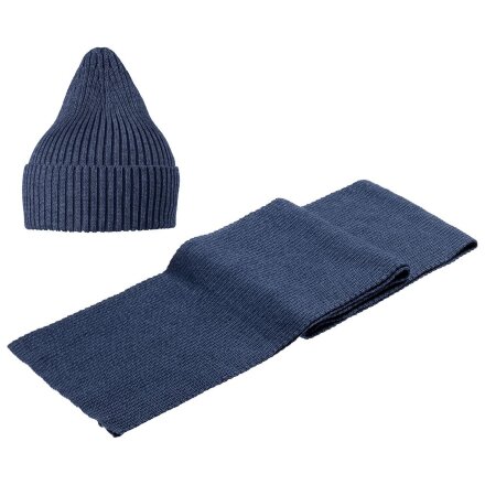 Шапка Stout, синий меланж Шапка Stout, синий меланж