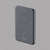 Внешний АКБ NRG MageSafe Alum 5000 мА-ч, 15Вт QI, серый, Deppa Внешний АКБ NRG MageSafe Alum 5000 мА-ч, 15Вт QI, серый, Deppa