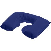 Надувная подушка под шею в чехле Sleep, синяя Надувная подушка под шею в чехле Sleep, синяя