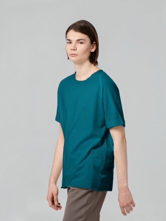 Футболка унисекс Vozduh 1.0, темно-бирюзовая Футболка унисекс Vozduh 1.0, темно-бирюзовая