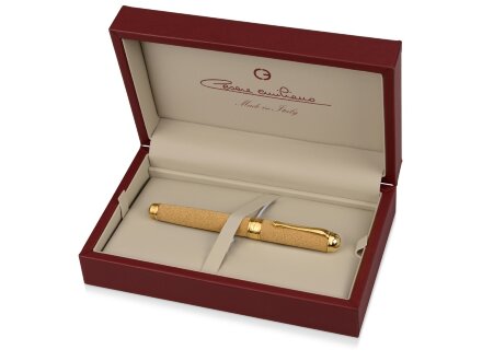 Ручка перьевая Cesare Emiliano в футляре, золотистый Ручка перьевая Cesare Emiliano в футляре, золотистый