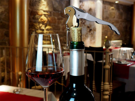 Нож сомелье из нержавеющей стали Pulltap's Inox, серебристый Нож сомелье из нержавеющей стали Pulltap's Inox, серебристый