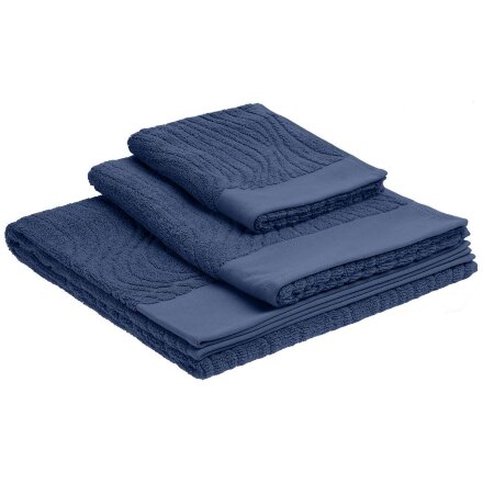 Полотенце New Wave, среднее, синее Полотенце New Wave, среднее, синее