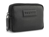 Ключница BUGATTI Elsa, с защитой данных RFID, чёрная, воловья кожа/полиэстер, 11х2х7 см Ключница BUGATTI Elsa, с защитой данных RFID, чёрная, воловья кожа/полиэстер, 11х2х7 см