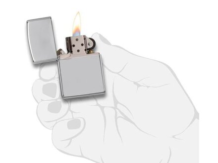Зажигалка ZIPPO Armor™ c покрытием High Polish Chrome, латунь/сталь, серебристая, 38x13x57 мм Зажигалка ZIPPO Armor™ c покрытием High Polish Chrome, латунь/сталь, серебристая, 38x13x57 мм