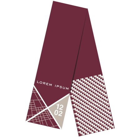 Шарф на заказ Tricksy Rand, S, полушерсть