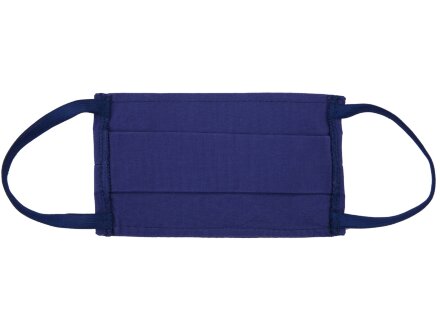 Маска для лица многоразовая из хлопка, синий Маска для лица многоразовая из хлопка, синий