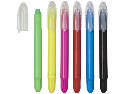 Выдвижные мелки Phiz, прозрачный/разноцветный Выдвижные мелки Phiz, прозрачный/разноцветный