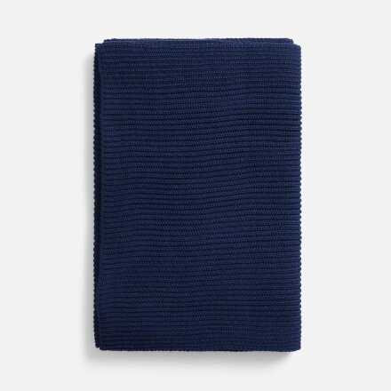 Шарф Nobilis Mono, темно-синий