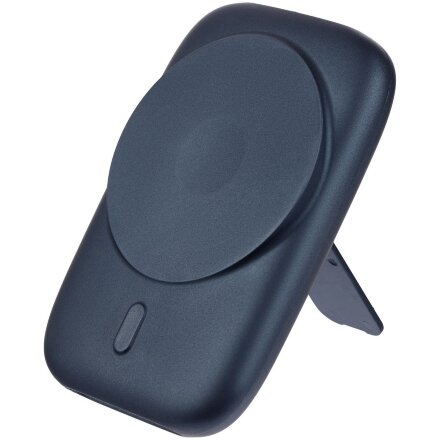 Универсальный магнитный аккумулятор Feel Motion, 5000 мАч, темно-синий Универсальный магнитный аккумулятор Feel Motion, 5000 мАч, темно-синий