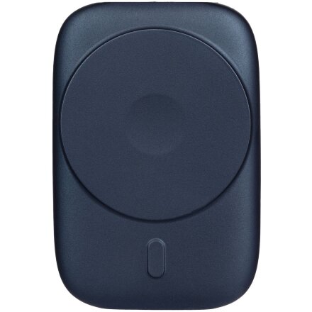 Универсальный магнитный аккумулятор Feel Motion, 5000 мАч, темно-синий Универсальный магнитный аккумулятор Feel Motion, 5000 мАч, темно-синий