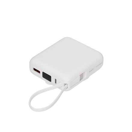 Внешний аккумулятор с подсветкой Ritter PD 10000mAh с функцией беспроводной зарядки 15W, белый