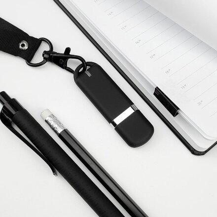 Флешка Memo, 16 Гб, черная Флешка Memo, 16 Гб, черная