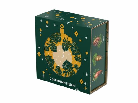 Подарочный набор c чаем С сосновым годом! (Р) Подарочный набор c чаем С сосновым годом! (Р)