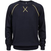 Джемпер Stitch с контрастной отделкой, синий с зеленым Джемпер Stitch с контрастной отделкой, синий с зеленым